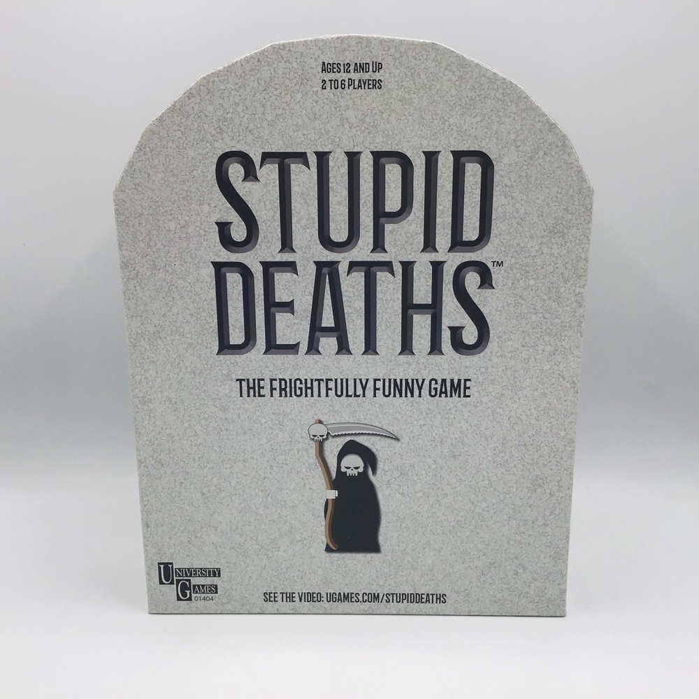 Stupid Deaths Board Game The Frightfully Funny Game Ages 12 + 2-6 Player…